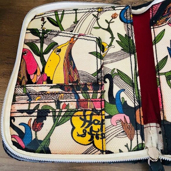 Sakroots Nature and Peace Zippered Organizer Bag Portfolio - Picture 4 of 6